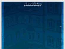 Tablet Screenshot of ems-marburg.de